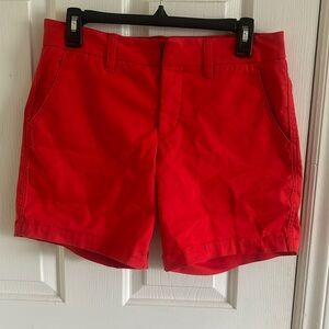 Red/orange shorts lightly worn nice fit 41/2 inch shorts
